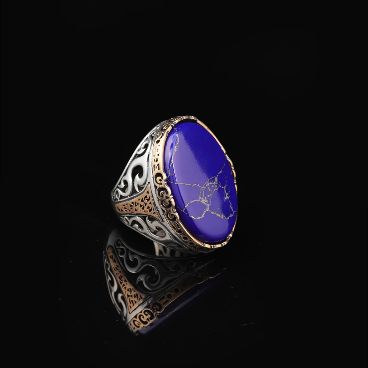 Lapis Lazuli Ring - Oval Stone