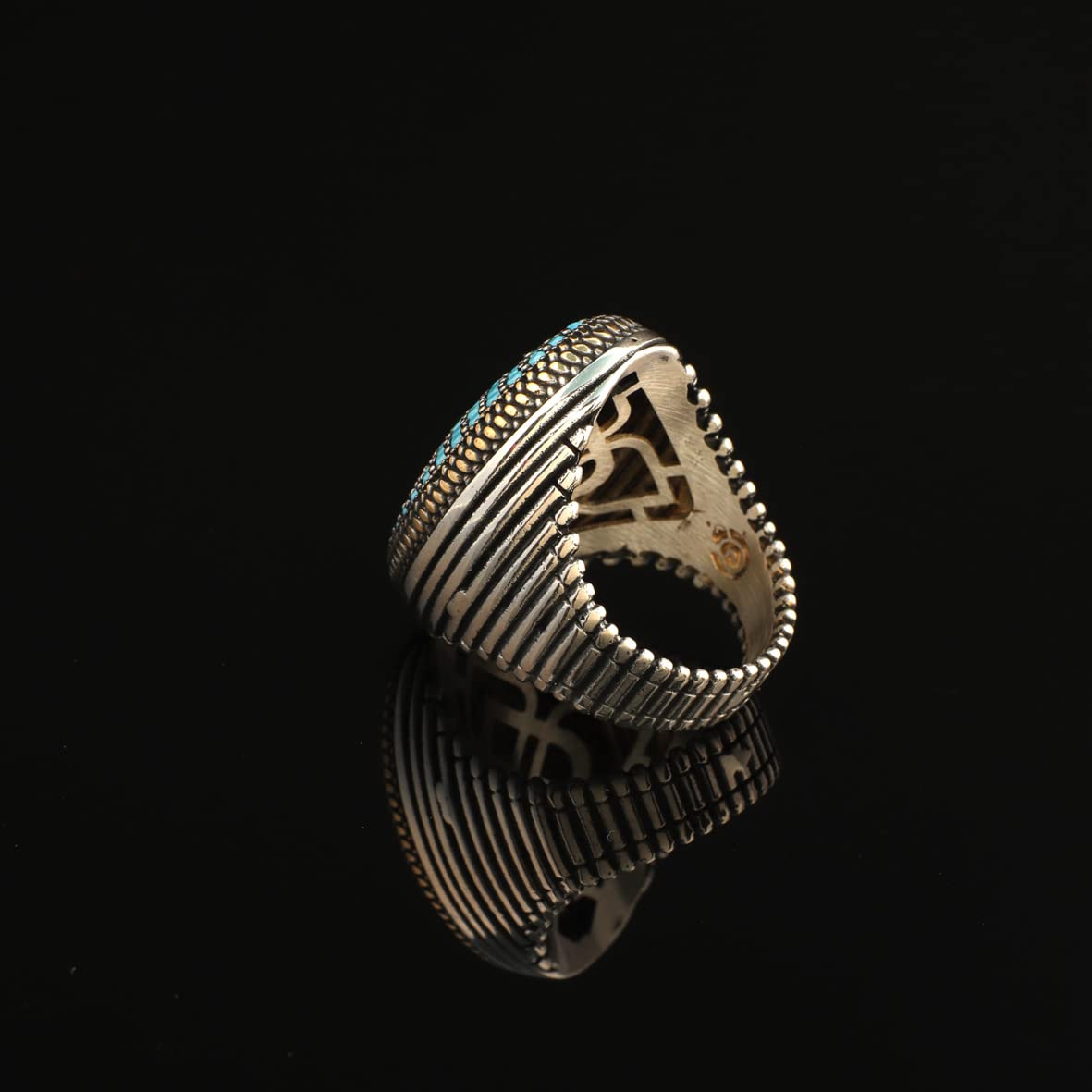 Mens Turquoise Ring