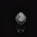 Sterling Silver Eagle Ring with Black Onyx - 925 Sterling Silver Eagle Ring with Black Onyx for Men - Birthday Gifts — image 2