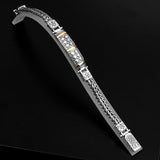 Handmade Gothic Vintage Bracelet for Men – Sterling Silver Chain — image 2