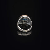 Handmade Turquoise Pinky Signet Ring for Men — image 6
