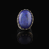 Lapis Lazuli Ring with Micro Onyx Stone — image 3