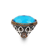 Aquamarine Ring -Oval Gemstone — image 1