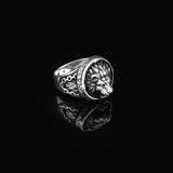 925K Sterling Silver Lion Ring — image 3