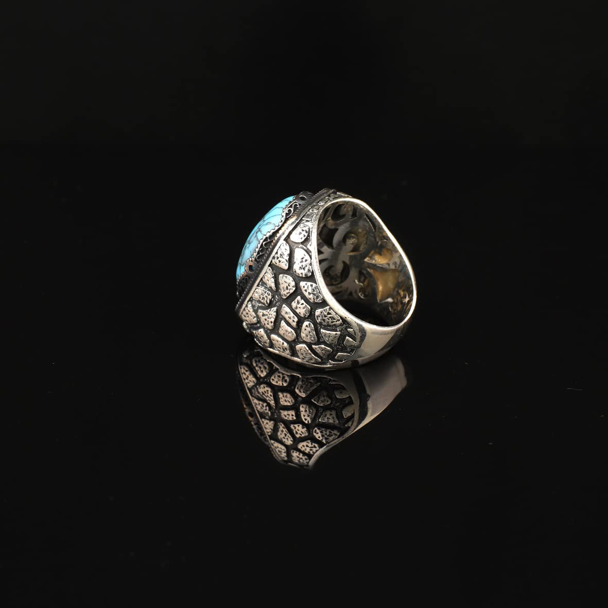 Mens Turquoise Ring