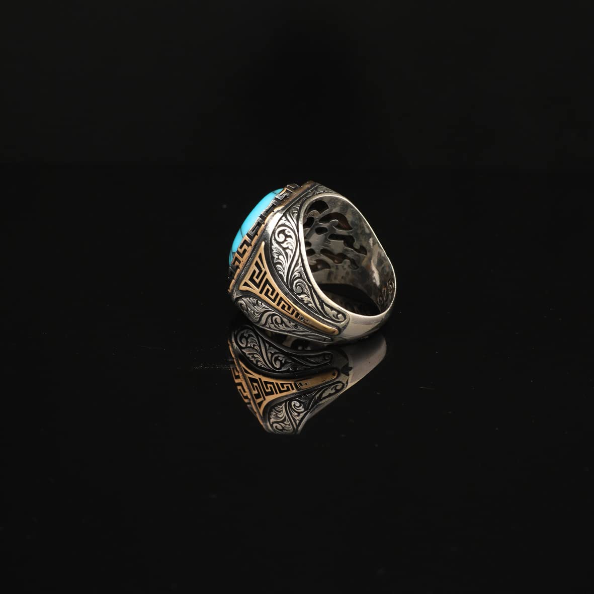 Mens Turquoise Ring