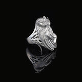 925K Sterling Silver Owl Ring — image 3