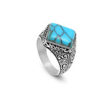 Mens Turquoise Ring — image 1