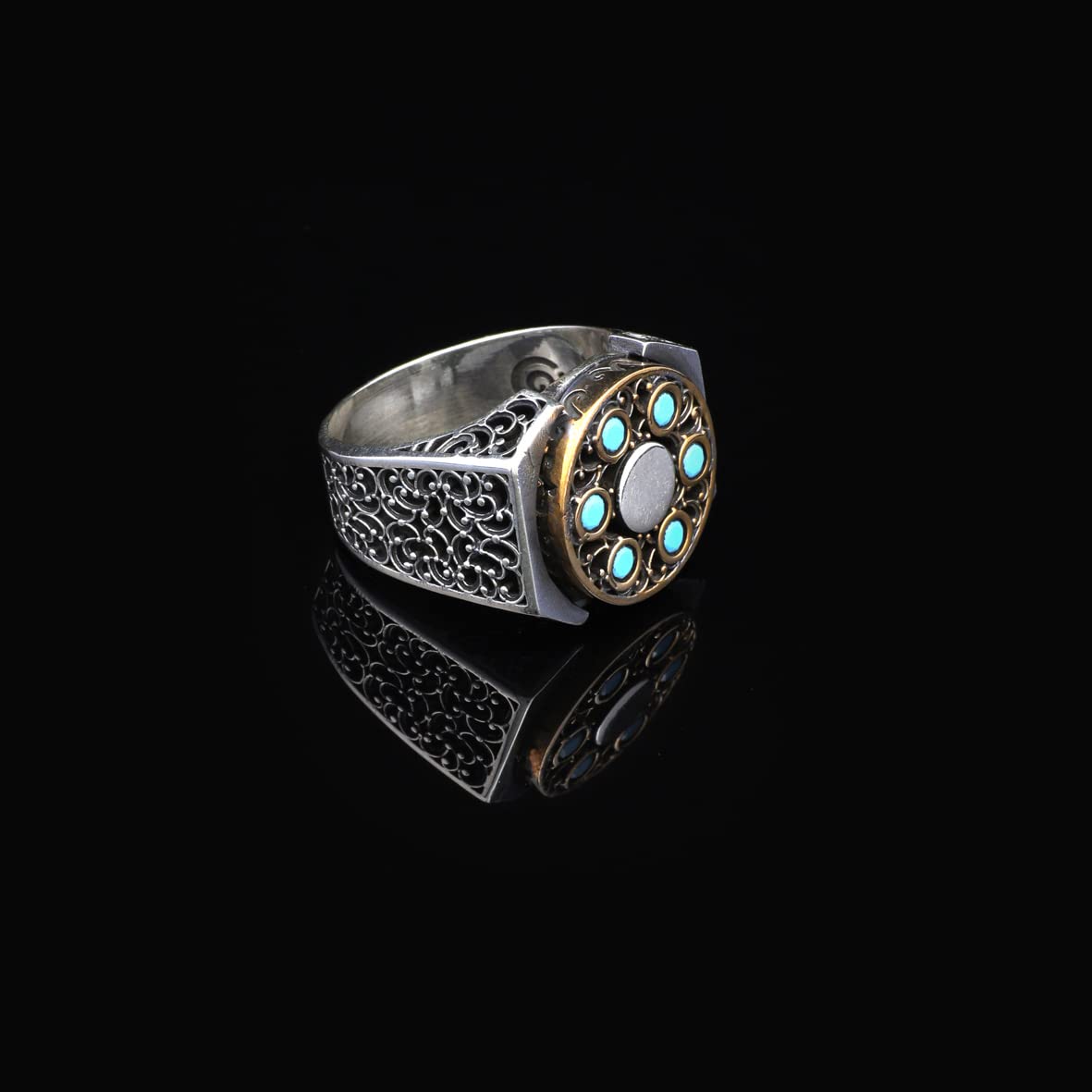 Turquoise Ring Men