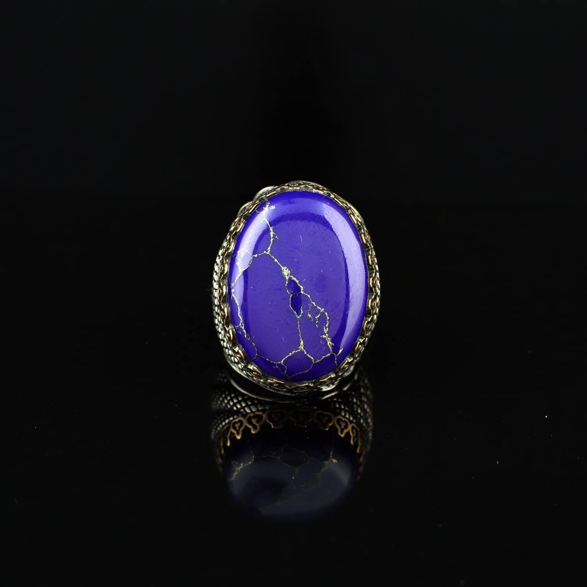 Blue Sapphire Ring Mens