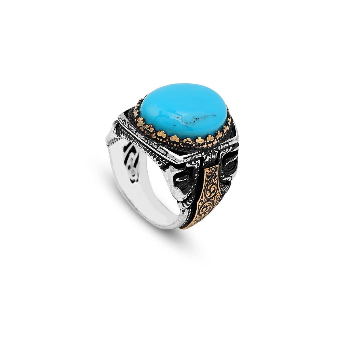 Men Blue Stone Ring