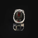 Handmade Garnet Ring for Men — image 6