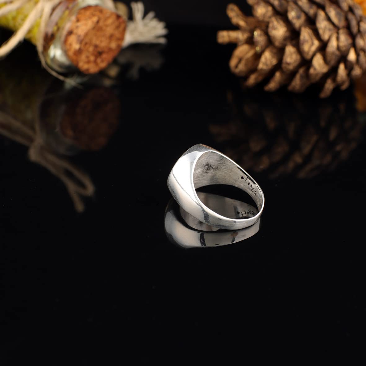 925K Sterling Silver Wolf Ring