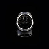 Handmade Vintage Lapis Lazuli Ax Ring - 925 Sterling Silver Men's Gemstone Ring - 925 sterling silver rings for men - Birthday Gifts — image 5