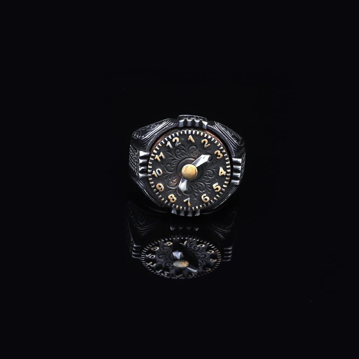 Silver Vintage Watch Ring