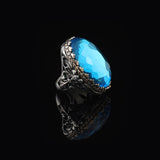 Handmade Aquamarine Gemstone Ring — image 4