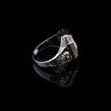 Handmade Eagle Custom Signet Ring - 925 Sterling Silver Men's Jewelry with Animal Design and Silver Polishing Cloth Gift — image 5