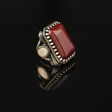 Silver Large Stone Ring — image 3