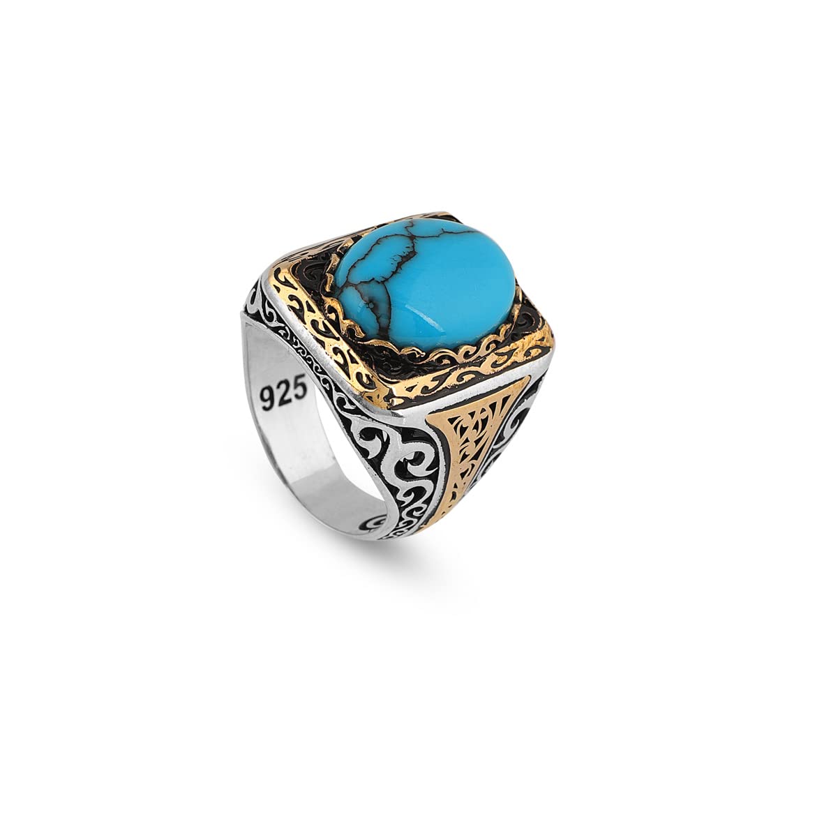 Mens Turquoise Ring