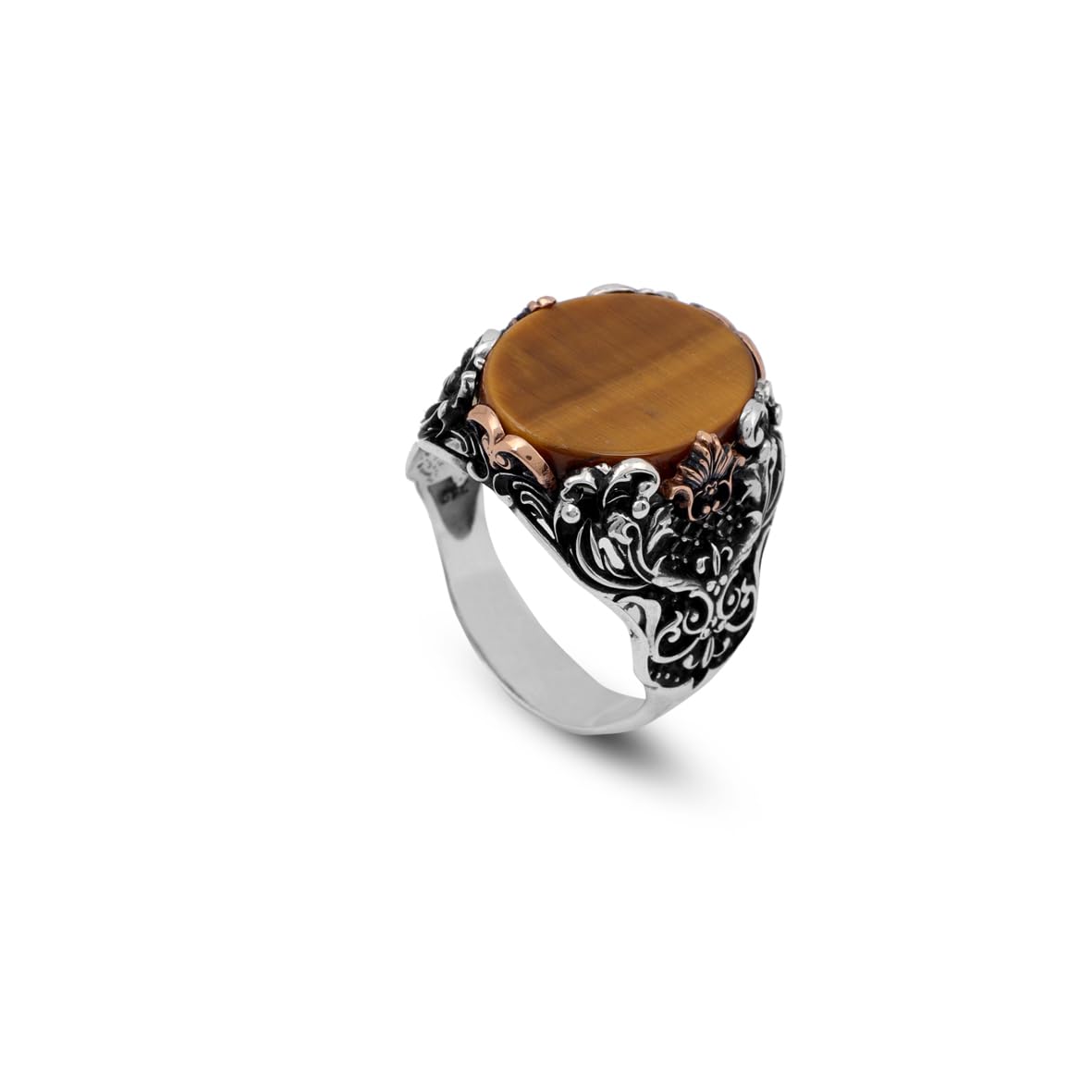 Vintage Tiger Eye Gemstone Ring