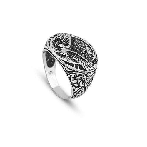 925K Sterling Silver Eagle Ring