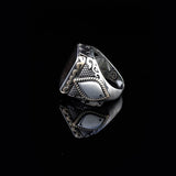 Handmade 925 Sterling Silver Personalized Rings - Custom Photo Ring with Name Engraving — image 2