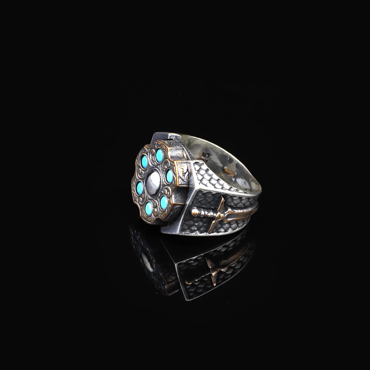 Turquoise Ring Men