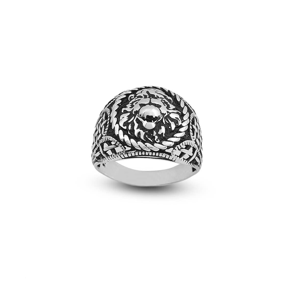 925K Sterling Silver Lion Ring
