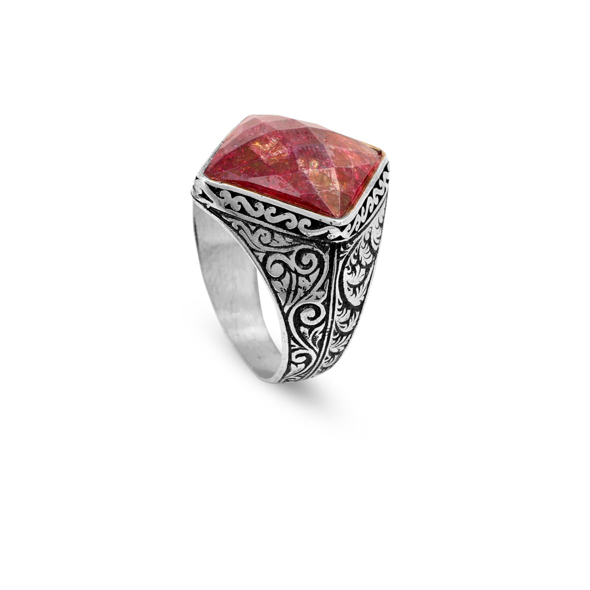 Ottoman Zultanite Ring in 925 Sterling Silver Vintage Pinky Engagement Ring Promise Ring for Him Gemstone Gift for Husband