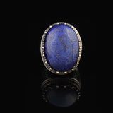 Lapis Lazuli Ring with Micro Sapphire — image 3