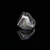 Handmade 925 Sterling Silver Personalized Rings - Custom Photo Ring with Name Engraving — image 3