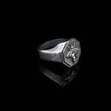 Handmade Bee Signet Ring - 925 Sterling Silver Men's Jewelry — image 5