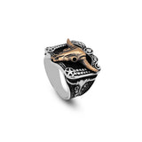 925K Sterling Silver Bull Ring — image 1