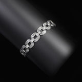 Made to Order Men's Gothic Vintage Pattern Hand-Engraved 925 Sterling Silver Chain Bracelet with Personalized Touch and Silver Polishing Cloth Gift — image 3