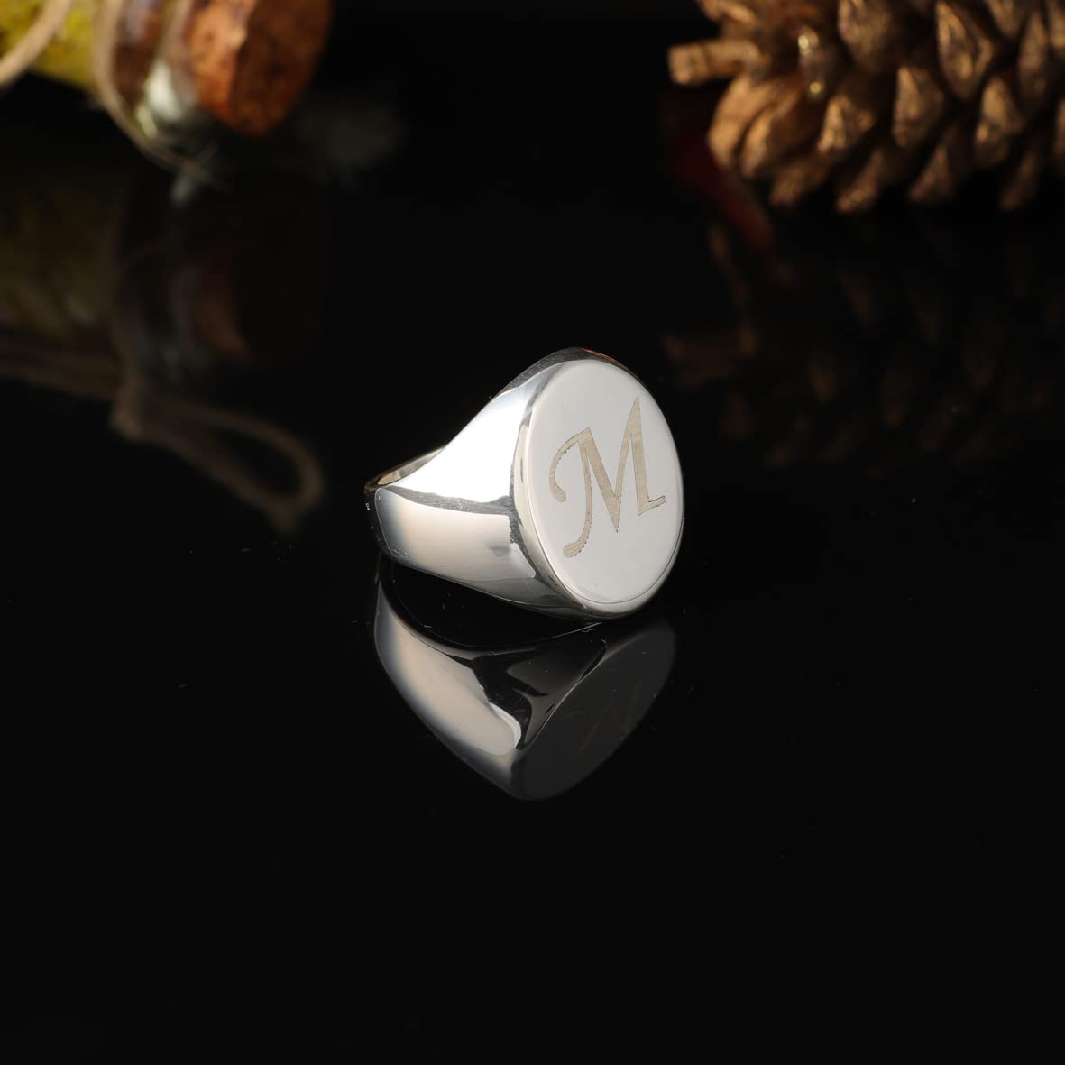 Initial Man's Ring