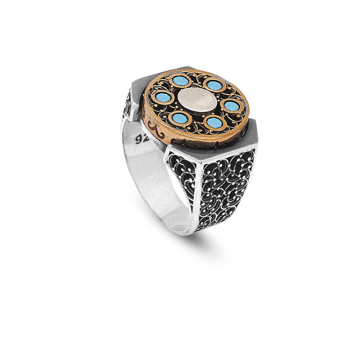 Turquoise Ring Men