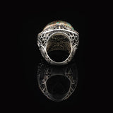Special Turquoise Ring - Chunky Silver Ring — image 6