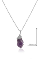 925K Sterling Silver Amethyst Necklace — image 3