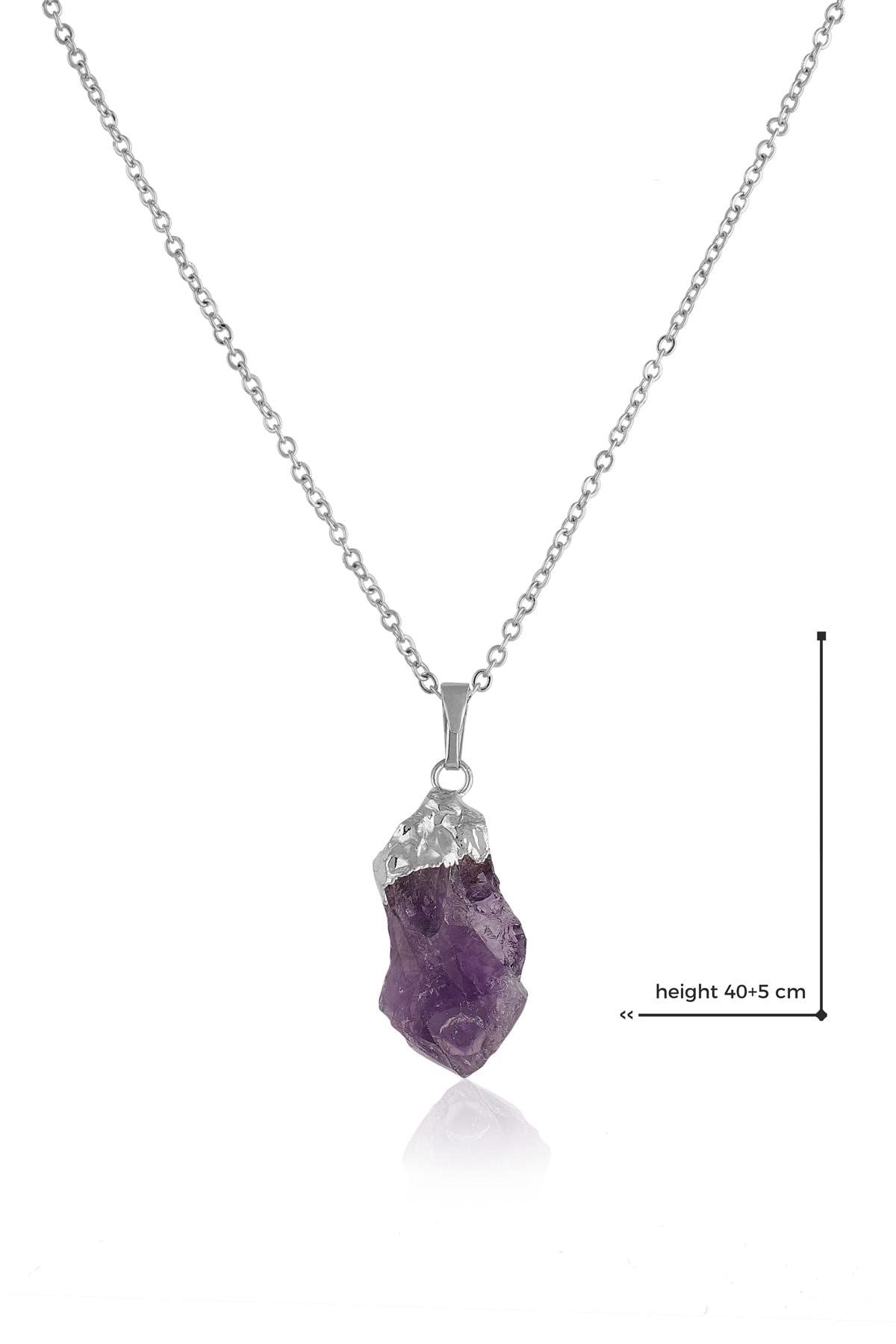 925K Sterling Silver Amethyst Necklace