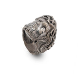 Jesus Christ Crown of Thorns Handmade Sterling Silver Men Ring — image 1
