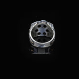 925 Sterling Silver Sapphire Rotating Sword Ring for Men - Sapphire and 925 Sterling Silver Ring - Birthday Gifts — image 5