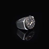 "Men's Rotating Watch Ring - 925 Sterling Silver Jewelry with Style - Rotating Design in 925 Sterling Silver - Birthday Gifts — image 3