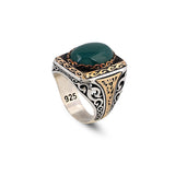 925K Sterling Silver Jade Ring — image 1