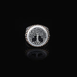 Mother of Pearl Gemstone Handmade Mens Ring — image 2