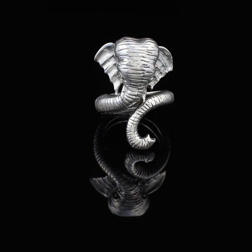 925K Sterling Silver Elephant ring