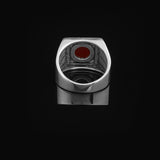 Carnelian Signet Ring for Men - Vintage Ottoman Gemstone Pinky Ring — image 6