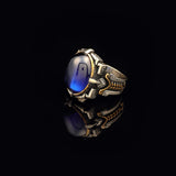 Blue Sapphire Ring Mens — image 4