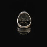 Blue Tiger Eye Ring Pinky Ring Ottoman Vintage 925 Sterling Silver Promise Engagement Gemstone Ring Gift for Husband — image 5