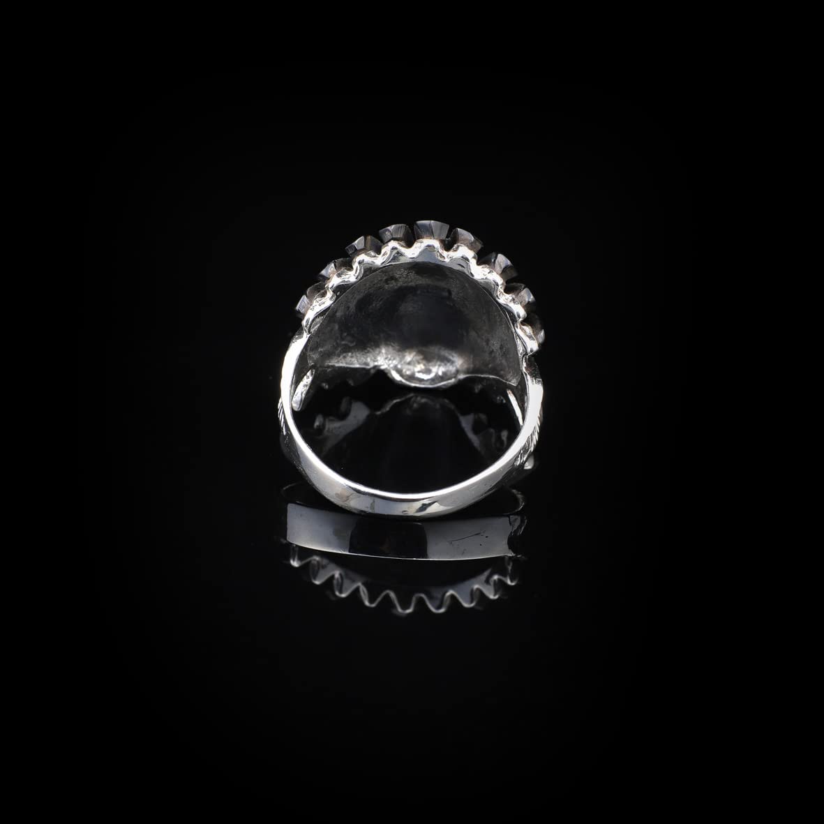 American Indian Chief Handmade Silver Men Ring