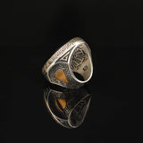 Silver Large Stone Ring — image 5
